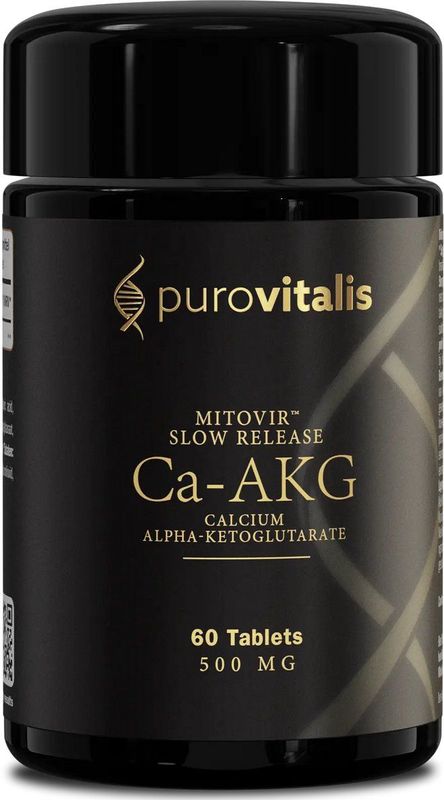 Purovitalis - Ca-AKG - Calcium Alpha-Ketoglutarate Tabletten - 60 stuks