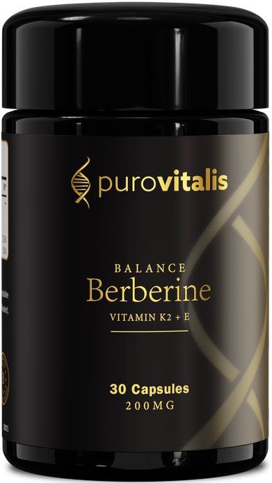 Purovitalis - Balance Berberine Capsules - 30 Capsules - Dihydroberberine