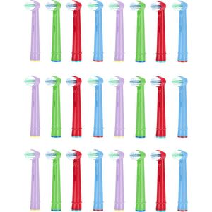 Cosity - Universele opzetborstels voor kinderen - voor kids - Geschikt voor Oral-B - 24 stuks - Soft