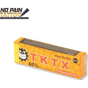 TKTX - Yellow - Tatoeage - tattoo - zalf -verdovende créme - Tattoo zonder pijn - Snelwerkend en Langdurig - 10 g