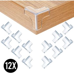 Hoekbeschermers 12 stuks Tafel Hoekbeschermer Baby - Transparant T Vorm