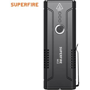 superfire professionele zaklamp - 8000 lumen- usb c oplaadbaar - 8000 mah ingebouwde batterij