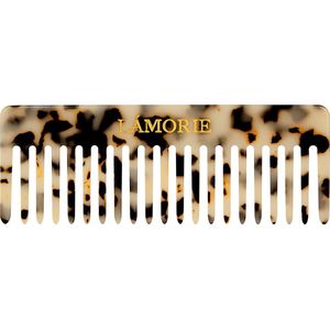 Professional Tortoise-Brown Comb - Haarkam - Shower Comb - extra brede tanden