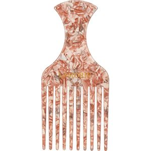 Cherry Blossom pink Curl Comb Large - Wide Afro Comb - Haarkam met brede tanden Limited Edition