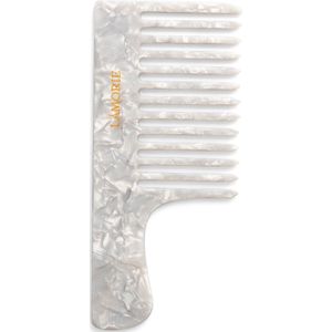 Luxury Professional White Blossom Sparkel Comb - Voor Krullen en dik haar - Luxe kam- wide tooth comb