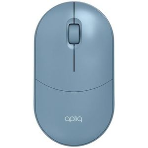 Aptiq Draadloze muis blauw - Bluetooth + USB (dual-modus) - neutraal - stil en nauwkeurig