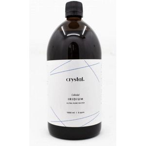 Crystal - Colloidaal Iridium - 5 PPM Oplossing - Ultra-Puur Water - 20 Nanometer