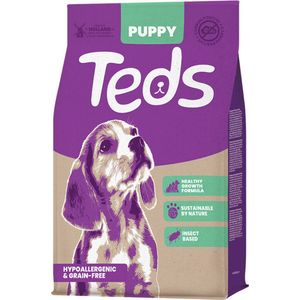 3x Teds Droogvoer met Insecten Puppy 2,5 kg