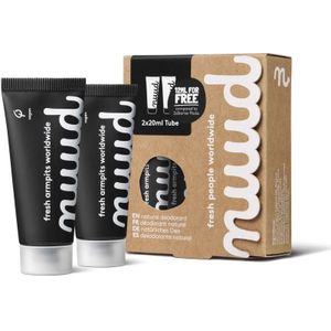 Nuud Care Deodorant Starter Pack Black 2x 20ml