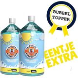 Chloorvrij bubbelplezier (2 Liter) - Nu extra voordelig - Chloorvrij bubbelen is de toekomst! - 30 dagen uitproberen (Niet Goed Geld Terug) - Voor kristalhelder en spathelder water - Het alternatief voor chloortabletten - jacuzzi chloortabletten