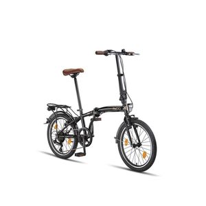 PACTO - Ten Vouwfiets - 20 Inch - Stalen Frame - Zwart - 6 Shimanoversnellingen