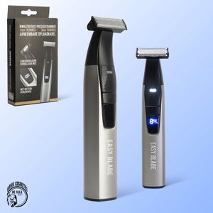 Barnie Cosmetics® Easy Blade - Professionele baardtrimmer - Draadloos - Waterdicht - Instelbare Lengte - Voor mannen - Stil