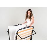Troonz® Opklapbed - Venetia Deluxe - 90x190 - Vouwbedden - Vouwbed met Vouwmatras - Luxe Matras - Logeerbed Inklapbaar