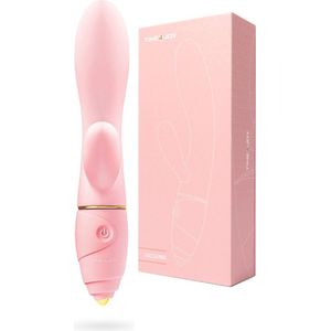 Tarzan Pro™ - Tarzan Vibrator - Vibrators Voor Vrouwen - Clitoris & G-spot stimulator - Inclusief spannend E-book - Inclusief Opbergzakje - Seksspeeltjes - Sex Toys - Roze - 1 maand Rouze