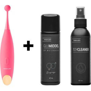 Stimulator-Pro - Vibrators voor Vrouwen - Luxe Pinpoint Vibrator - Sex toys - Clitoris stimulator - Mini Vibrator - Inclusief spannend E-book - Roze - Inclusief 100ML Glijmiddel op Waterbasis & 150ML Toycleaner