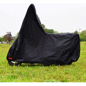 Maxxcovers - Scooterhoes met Windscherm - Waterdicht - Universele Hoes voor Buiten - Zwart