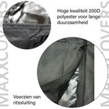 Maxxcovers Parasolhoes Staande Parasol met Stok en Rits - Premium Beschermhoes - 165 X 25-35cm