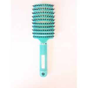 DreamGlow Anti-klit Haarborstel – Teal – Detangle Brush
