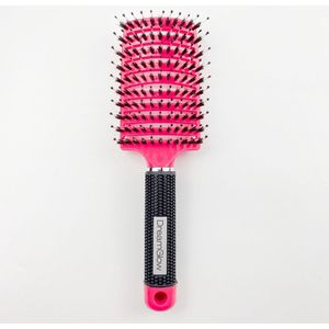 DreamGlow Anti-klit Haarborstel – Fuchsia – Detangle Brush