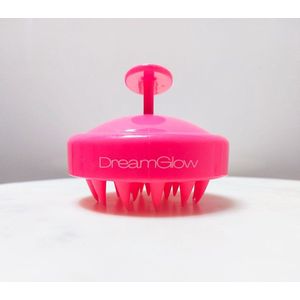 DreamGlow Scalp Massager – Hot Pink – Siliconen Shampoo Borstel