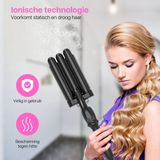 Tenify Wafeltang - Golvenkrultang - 25mm - Waver - Wave Krultang - Beach Waves