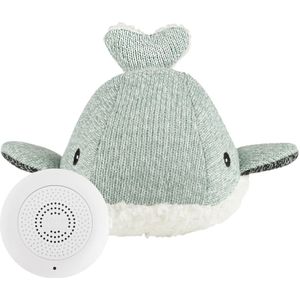 Flow Amsterdam - Oplaadbare hartslag knuffel - Moby Green - White noise - Hartslag - Ademgeluid