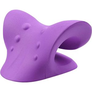 Belenthi Nekstretcher – Nekkussen – Massagekussen shiatsu – Nekmassage Apparaat – Nekmassage Kussen - Paars