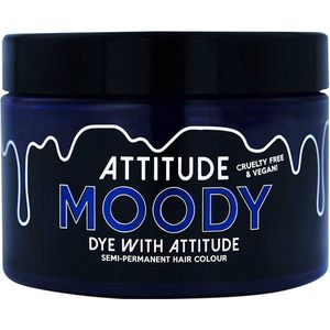 Attitude Hair Dye - Moody Semi permanente haarverf - haarkleuring - Donkerblauw/Blauw