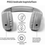 POGS - The Elephant 2 - Bedrade On-ear Kinderkoptelefoon - Grijs - Duurzaam