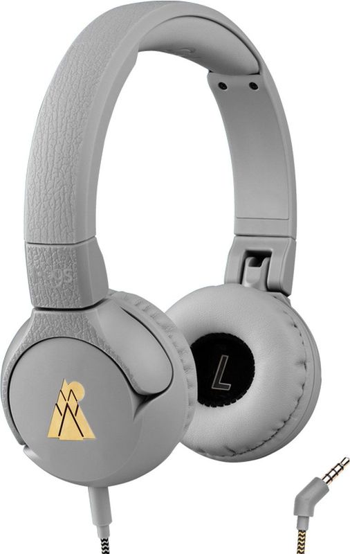 POGS - The Elephant 2 - Bedrade On-ear Kinderkoptelefoon - Grijs - Duurzaam