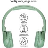 POGS - The Gecko 2 - Draadloze on-ear kinder koptelefoon - Bluetooth - Veilige volumebegrenzing - Duurzaam - Gratis app voor extra functies - rGroen