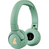 POGS - The Gecko 2 - Draadloze on-ear kinder koptelefoon - Bluetooth - Veilige volumebegrenzing - Duurzaam - Gratis app voor extra functies - rGroen