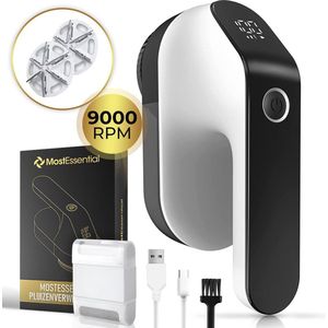 MostEssential - FL777 - Elektrische Pluizenverwijderaar - Draadloos - USB-C Snellaadfunctie - 2000 mAh Batterij