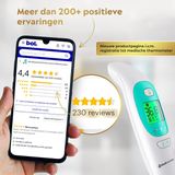 MostEssential - Digitale Koortsthermometer - Oorthermometer & Voorhoofd - Contactloos