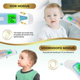MostEssential - 2-in-1 Digitale Koortsthermometer - Oorthermometer - Voorhoofd en Lichaam - Contactloos