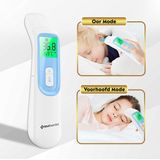 MostEssential - 2-in-1 Digitale Koortsthermometer - Oorthermometer - Voorhoofd en Lichaam - Contactloos