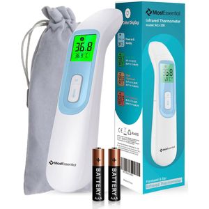 MostEssential - 2-in-1 Digitale Koortsthermometer - Oorthermometer - Voorhoofd en Lichaam - Contactloos