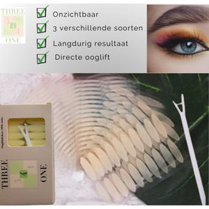 Three4One - ooglidstickers - onzichtbaar - doorzichtig - Luxe ooglid strips - ooglidcorrectie - ooglidtape - 1056 Stuks- ooglid - Luxe aanbreng Tool