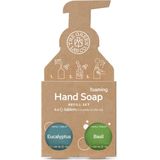 Handzeep - Eucalyptus & Basilicum - Navulset - 4 Tabletten