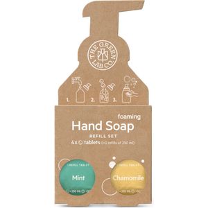 Handzeep Navulset - Munt & Kamille - 4 Tabletten - Vegan Friendly