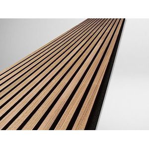 Akupanel | Akoestische Wandpaneel Puur Walnoot | 260 x 52