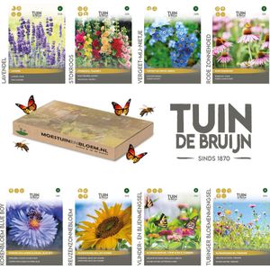 Tuin de Bruijn® bloemenzaden pakket - 8 populaire soorten - voordelige keuze - aantrekkelijk voor bijen en vlinders