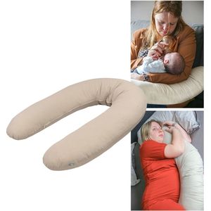 Voedingskussen / Zwangerschapskussen XL Funnababy Uni Sand