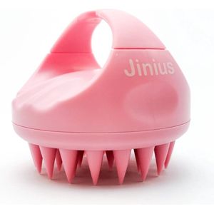 Jinius ® - Roze - Scalp Massager - Massage Borstel Hoofdhuid - Brush - Siliconen Haarbostel - Massage - Stress Vrij - Gezonde Hoofdhuid - Verminder Van Roos - Roosvrij - Gezond Haar