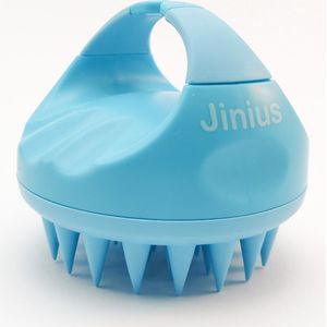 Jinius ® - Blauw - Scalp Massager - Massage Borstel Hoofdhuid - Brush - Siliconen Haarbostel - Massage - Stress Vrij - Gezonde Hoofdhuid - Verminder Van Roos - Roosvrij - Gezond Haar