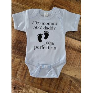 romper 50% mommy 50% daddy 100% perfection