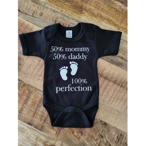 romper 50% mommy 50% daddy 100% perfection