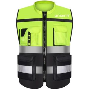 ARISENN® 2023 PRO MULTI Veiligheidsjacket - Harnas - Reflecterend Hardloop vest - reflectie - buitenactiviteiten - Hardlopen - Sport verlichting