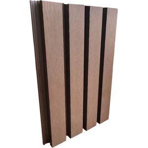 Composiet gevelbekleding - Hout composiet - Wandbekleding voor buiten - buitenpanelen - wandpanelen - Sample pakket 5 kleuren - 10cm sample stuk per kleur