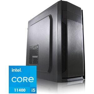 Intel Desktop PC | Intel Core i5-11400 | 16 GB DDR4 | 500 GB SSD - NVMe | WiFi | Bluetooth | Windows 11 Pro